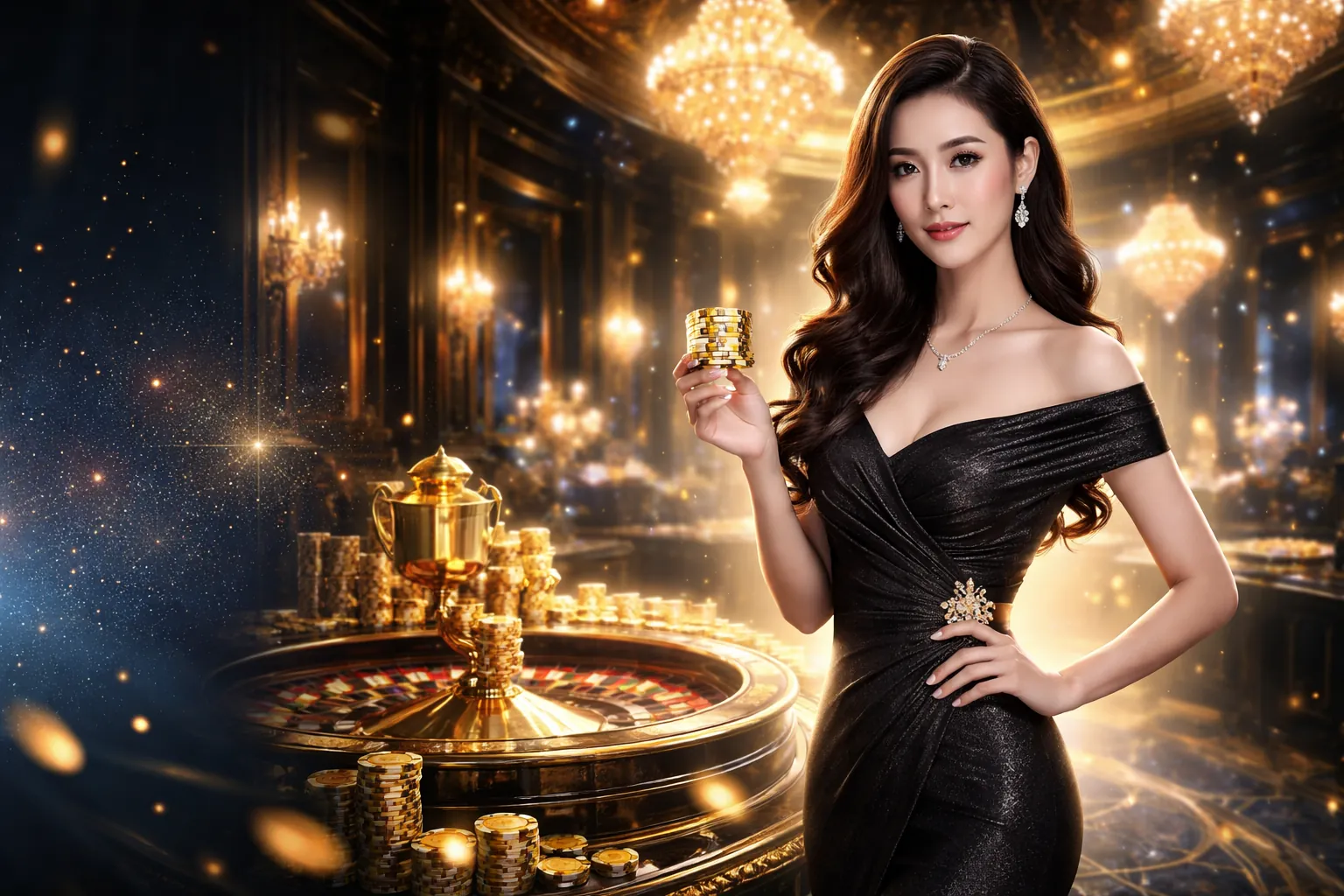 Hình ảnh sòng bạc trực tiếp với người chia bài chuyên nghiệp tại JB88.